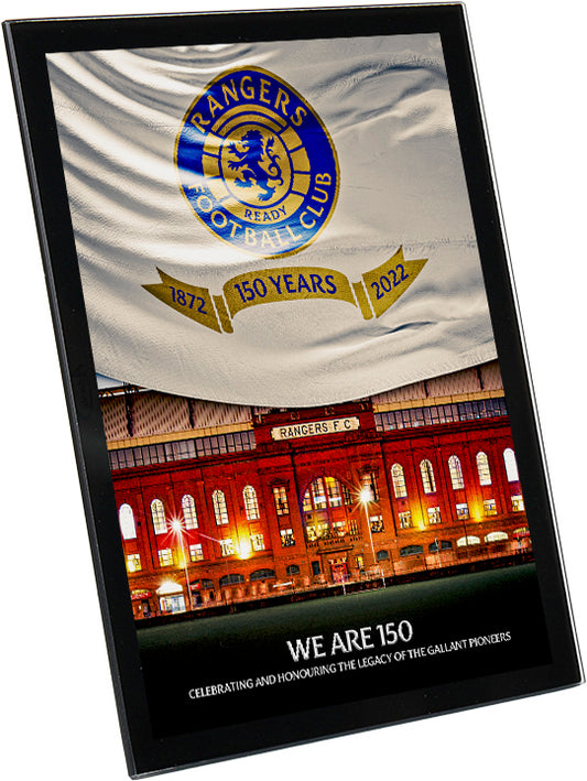 150th Anniversary Montage 8x6 Glass Frame