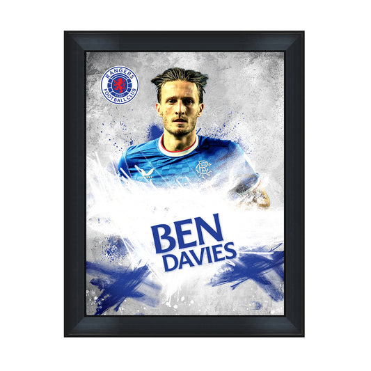 Ben Davies Player Profile 12x16" Frame