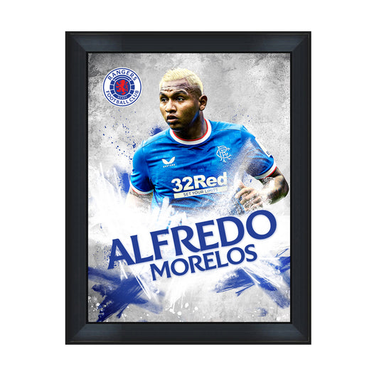 Alfredo Morelos Player Profile 12x16 Frame