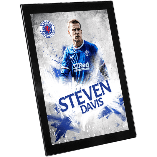 Steven Davis Player Profile 8x6 Glass Frame
