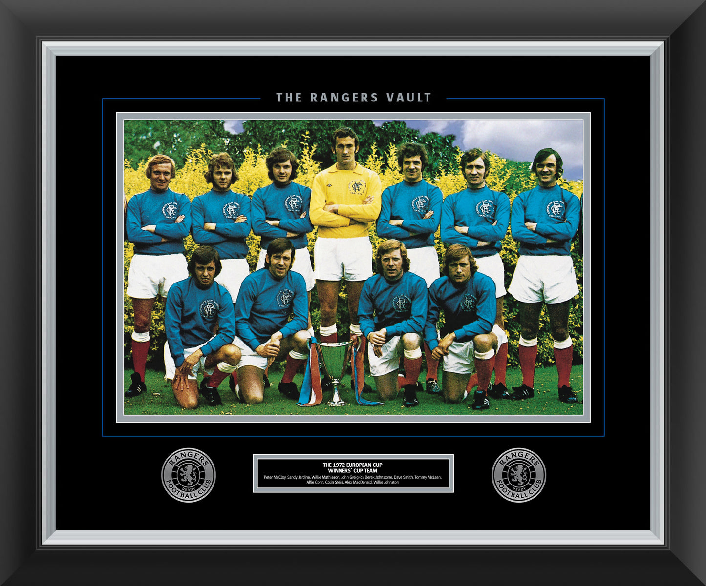 20x16" 1972 Euro Winners Framed Print