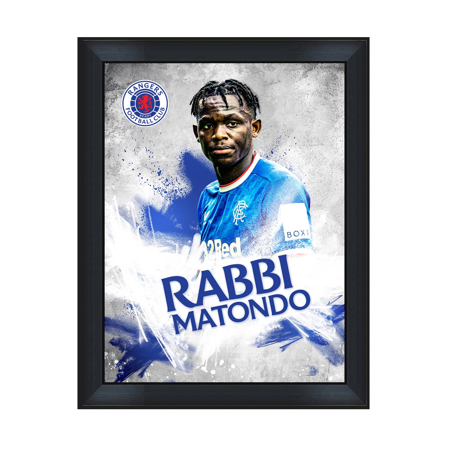 Rabbi Matondo Player Profile 12x16" Frame