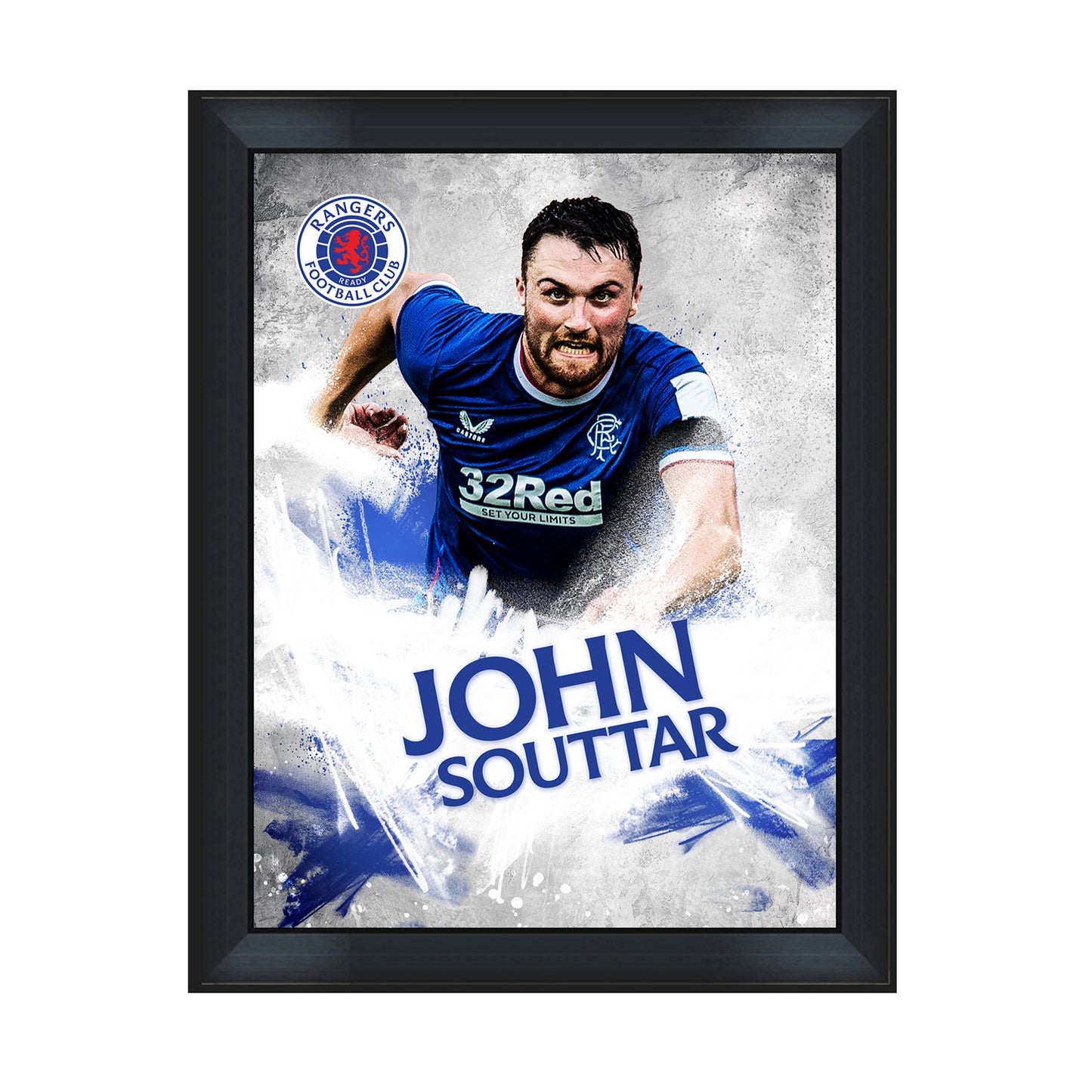 John Souttar Player Profile 12x16" Frame