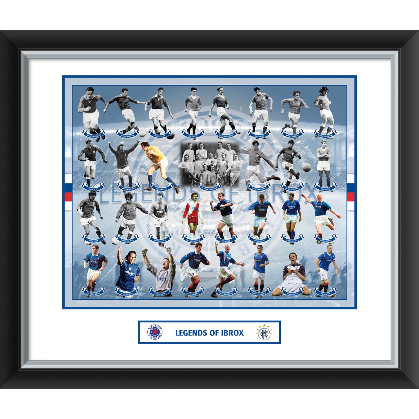 24x20" Legends Of Ibrox Framed Print