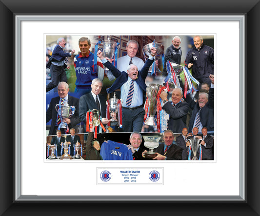 20x16" Walter Smith Tribute Montage Framed Print