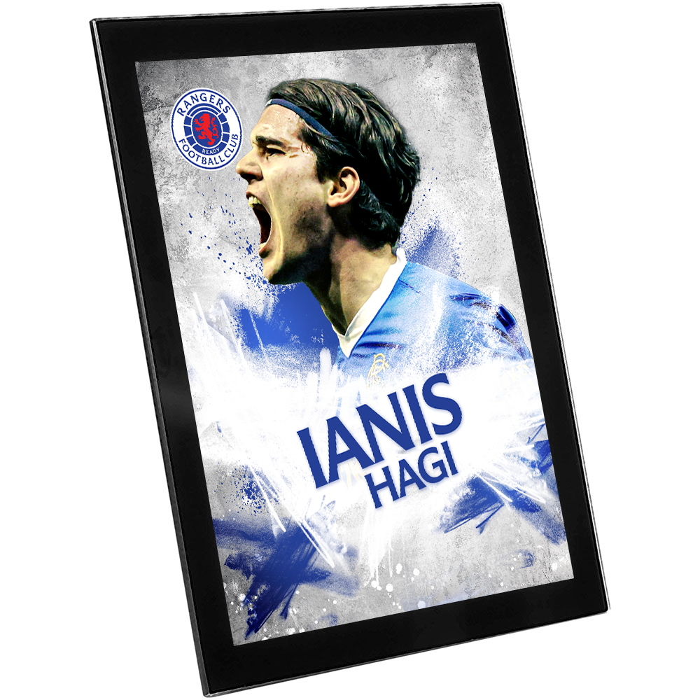 Ianis Hagi Player Profile 8x6 Glass Frame