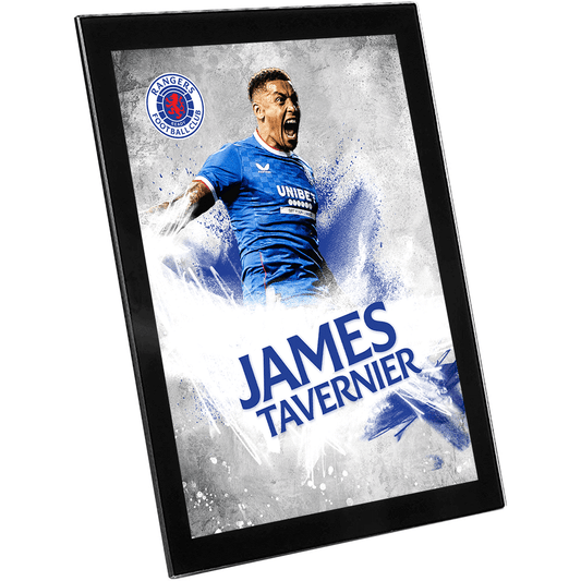 James Tavernier Player Profile 8x6 Glass Frame